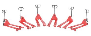 Steel Low Profile Pallet Trucks 6 Pack 21 In. x 48 In. 4,000 Lb. Capacity Red